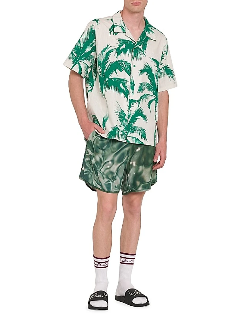 Palm Tree Short-Sleeve Shirt