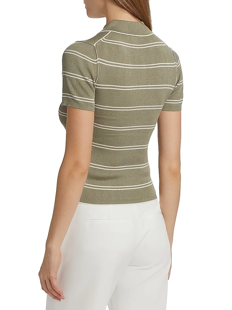 Matty Silk-Cashmere Polo Shirt