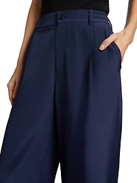 Sydnie Paperbag-Waist Wide-Leg Pants