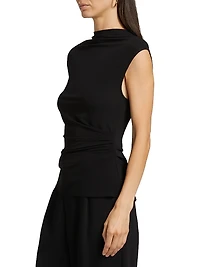 Casmi Ruched Stretch Jersey Top