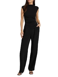 Casmi Ruched Stretch Jersey Top