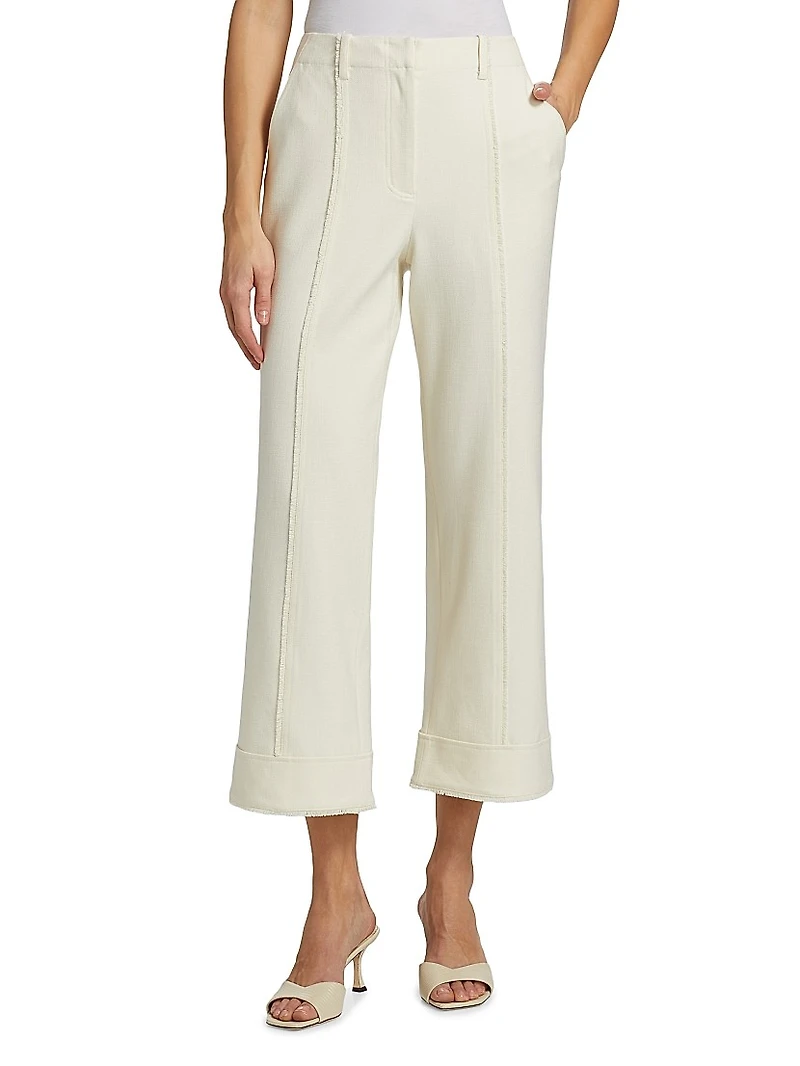 Sully Wide-Leg Cropped Pants