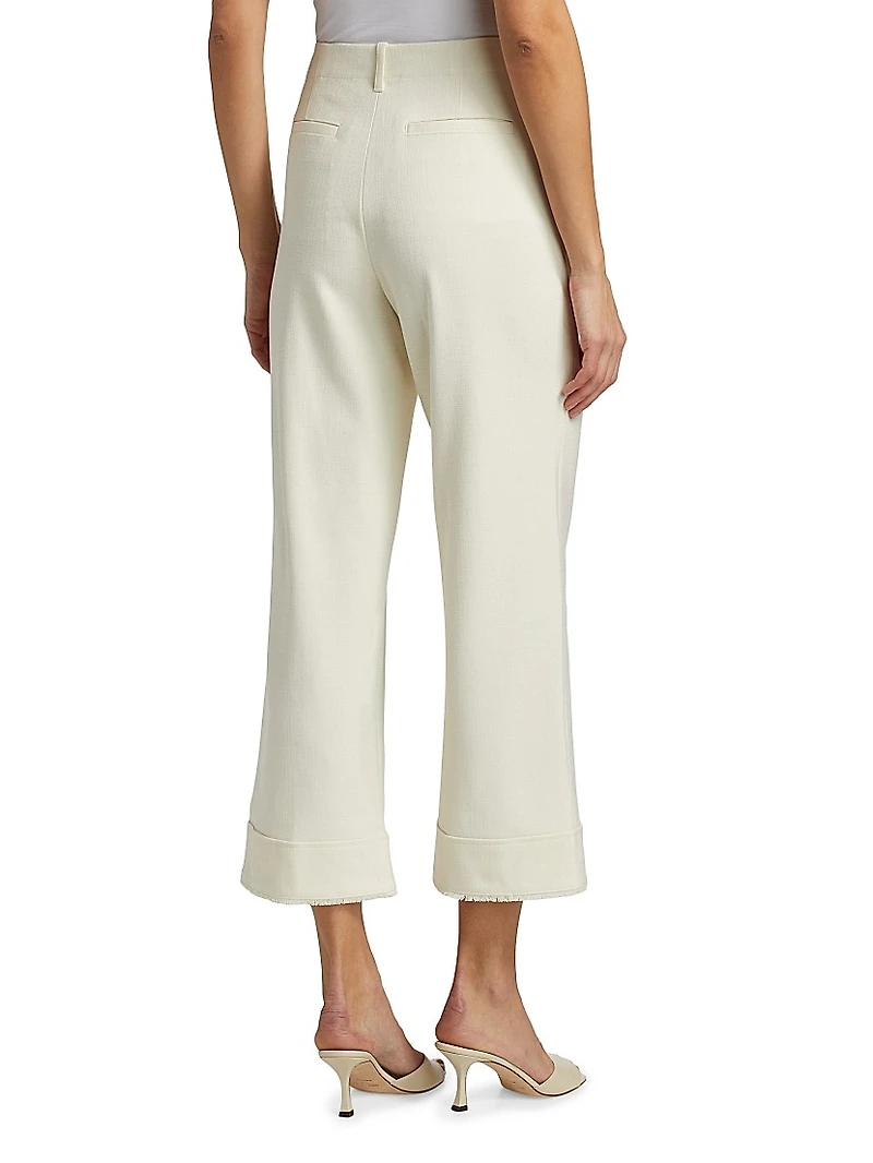 Sully Wide-Leg Cropped Pants