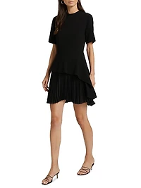 Surry Layered Knit Minidress