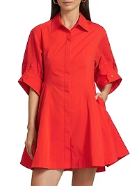 Jazzie Fit & Flare Shirtdress