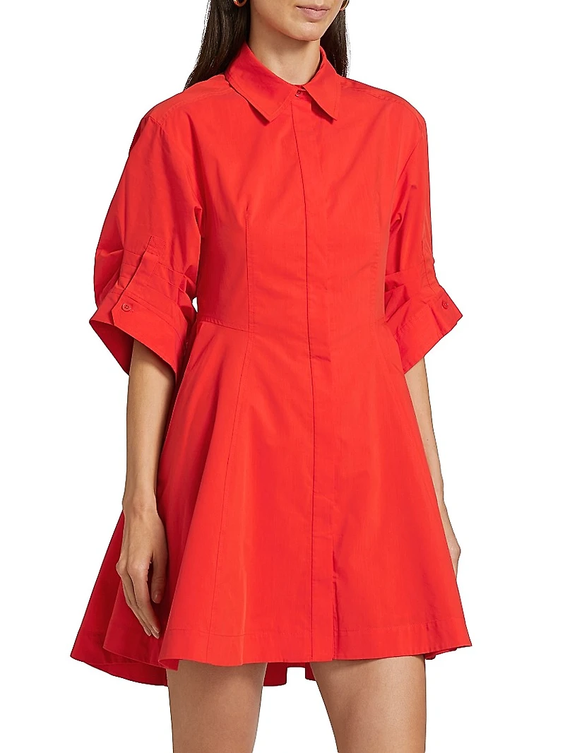 Jazzie Fit & Flare Shirtdress