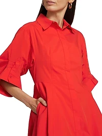 Jazzie Fit & Flare Shirtdress