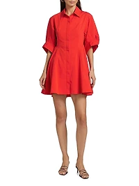 Jazzie Fit & Flare Shirtdress
