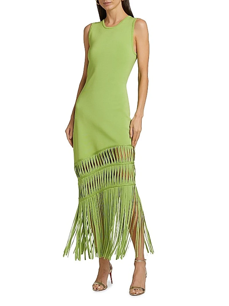 Brookes Fringed Maxi Dress