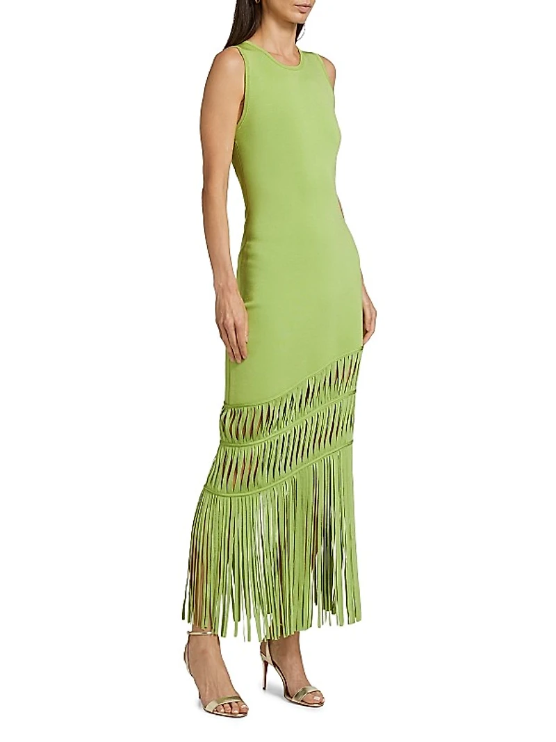 Brookes Fringed Maxi Dress