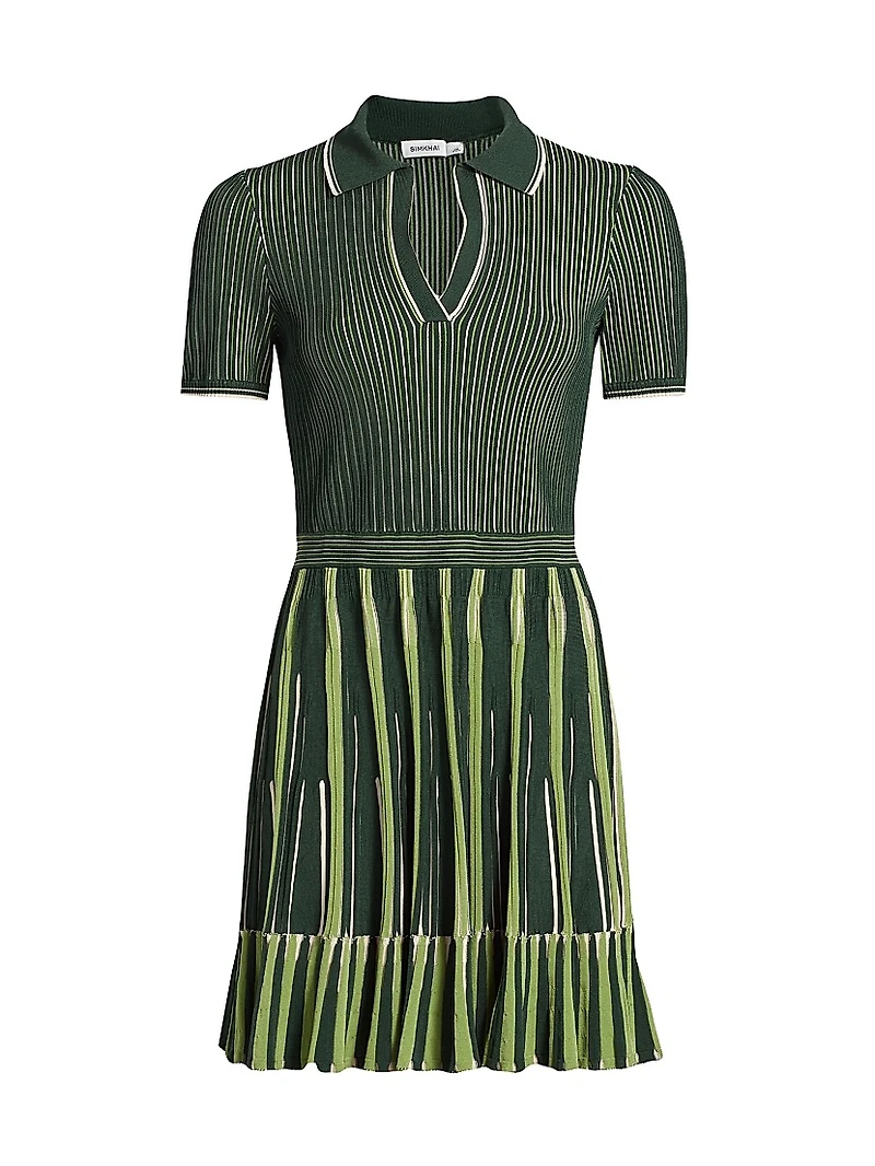 Weslee Knit Polo Minidress