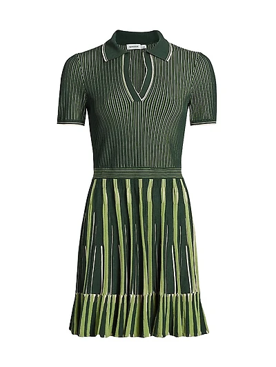 Weslee Knit Polo Minidress
