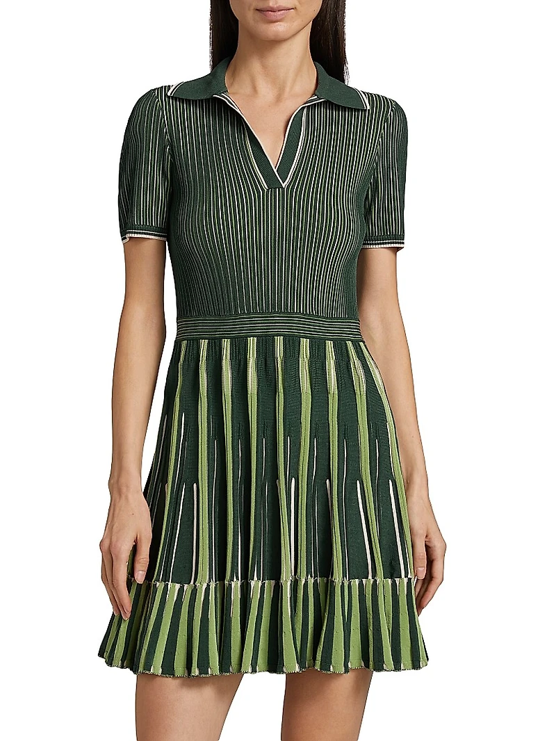 Weslee Knit Polo Minidress