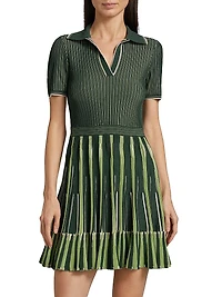Weslee Knit Polo Minidress