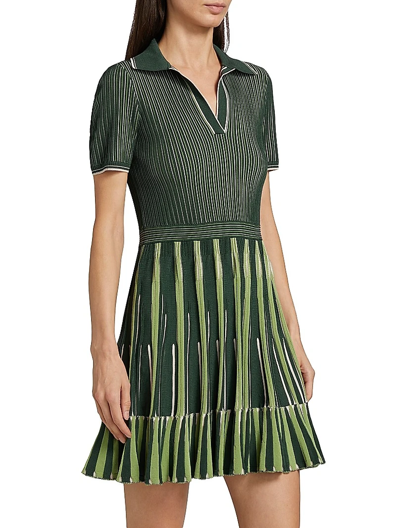 Weslee Knit Polo Minidress