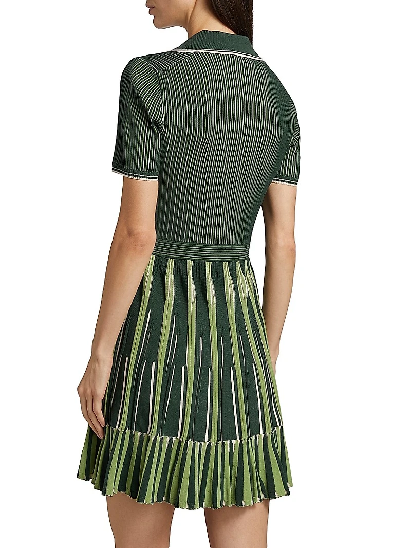 Weslee Knit Polo Minidress