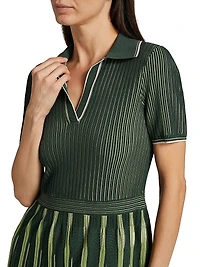 Weslee Knit Polo Minidress