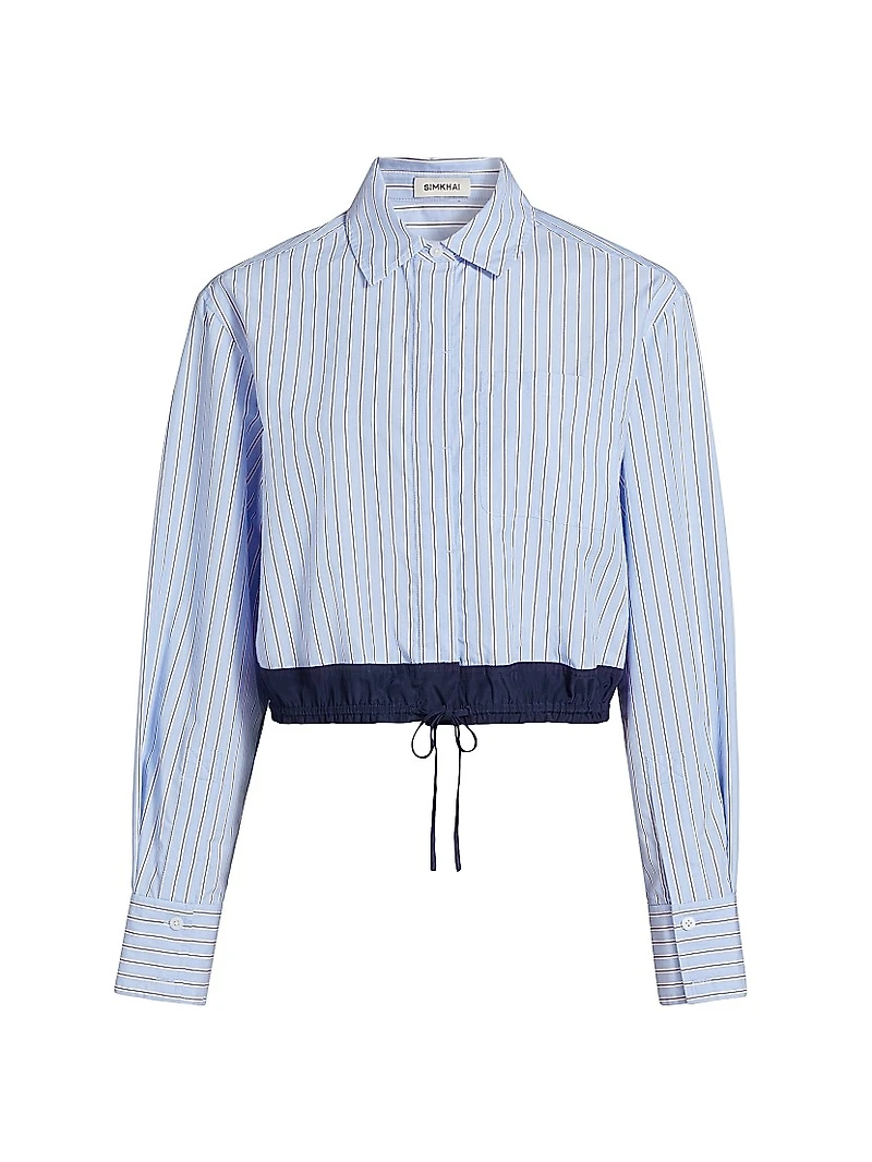 Adryck Striped Button-Front Shirt