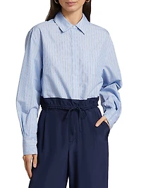 Adryck Striped Button-Front Shirt