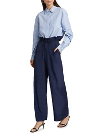 Adryck Striped Button-Front Shirt