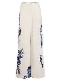 Broad Wide-Leg Linen Pants