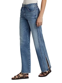 Tangled Up Mid-Rise Jeans