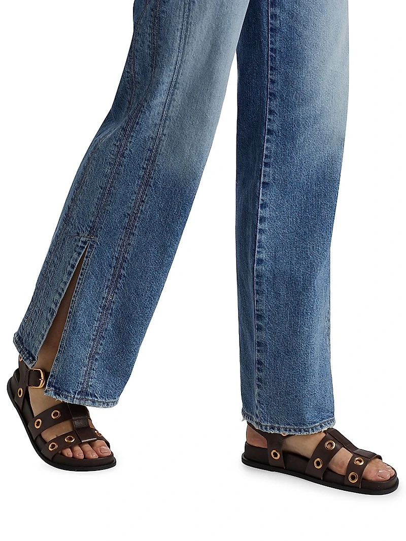 Tangled Up Mid-Rise Jeans
