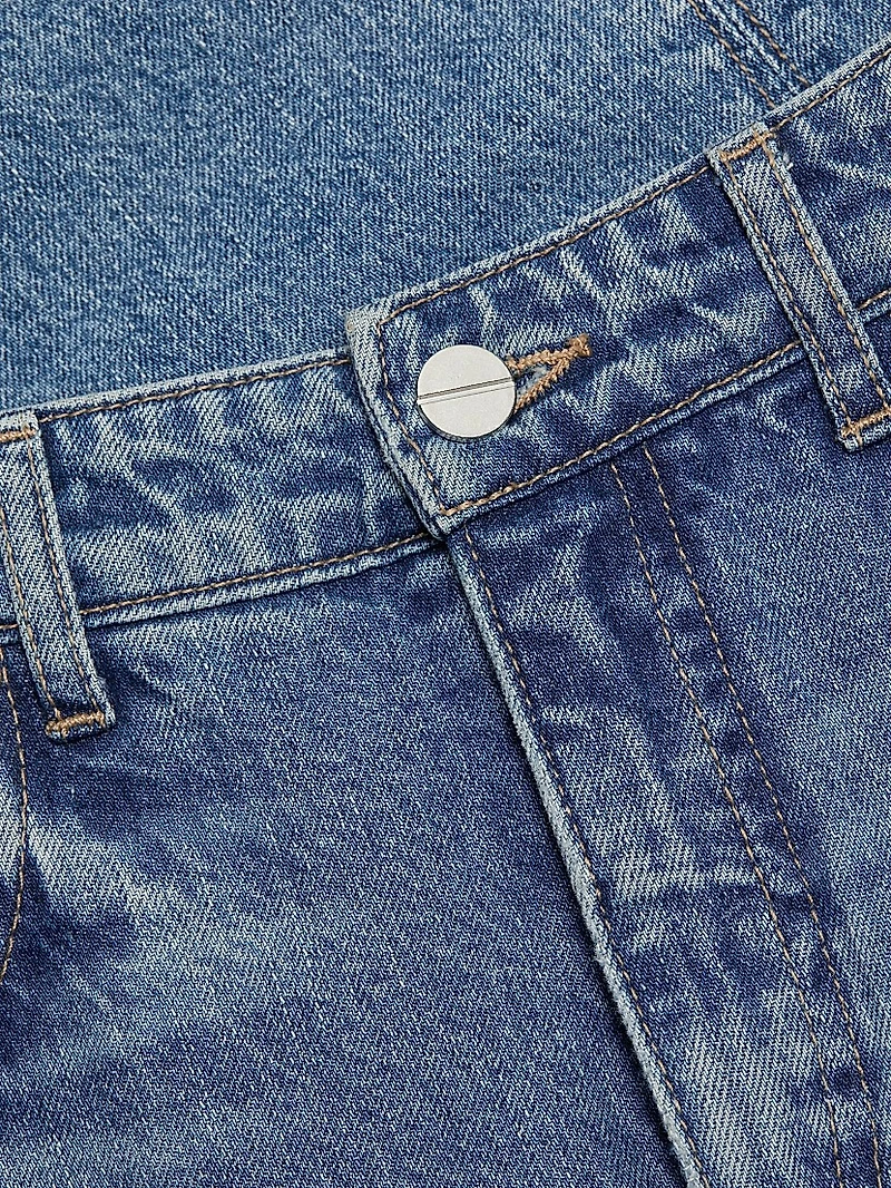 Tangled Up Mid-Rise Jeans