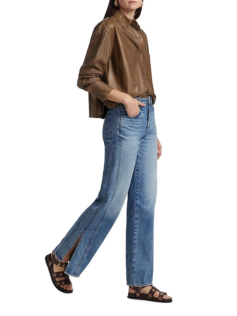 Tangled Up Mid-Rise Jeans