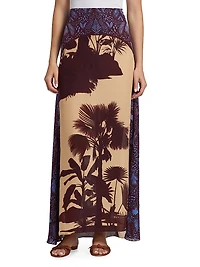 Nuevos Territorios Silk Maxi Skirt