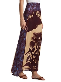 Nuevos Territorios Silk Maxi Skirt