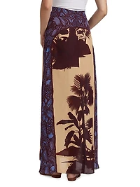 Nuevos Territorios Silk Maxi Skirt