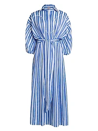 Buena Mar Striped Shirtdress