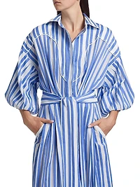 Buena Mar Striped Shirtdress