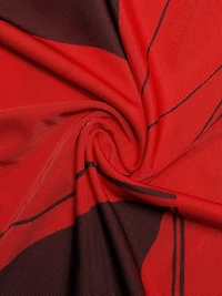 Fermina Deep Heart Ankle Dress