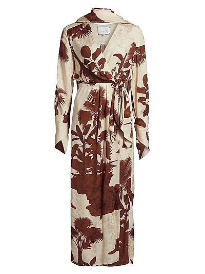 Unmooring Wrap Maxi Dress