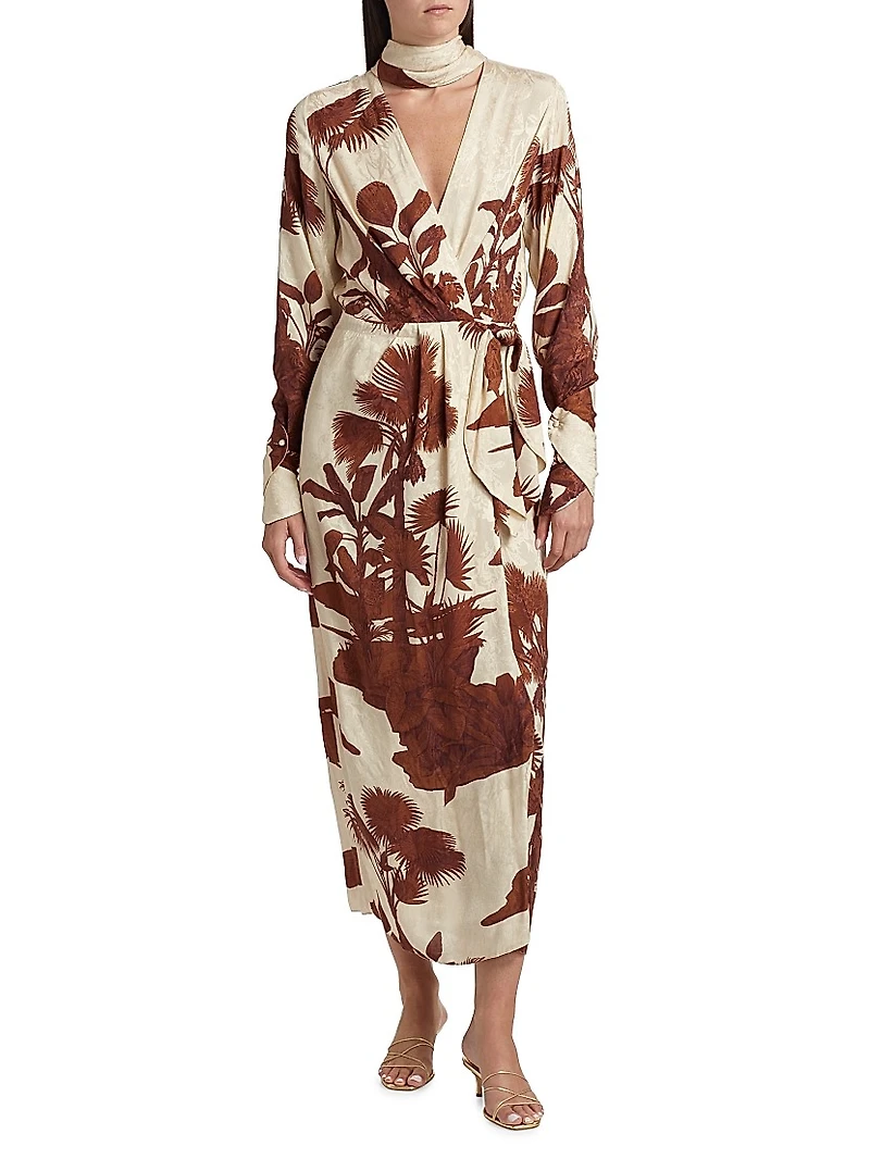 Unmooring Wrap Maxi Dress