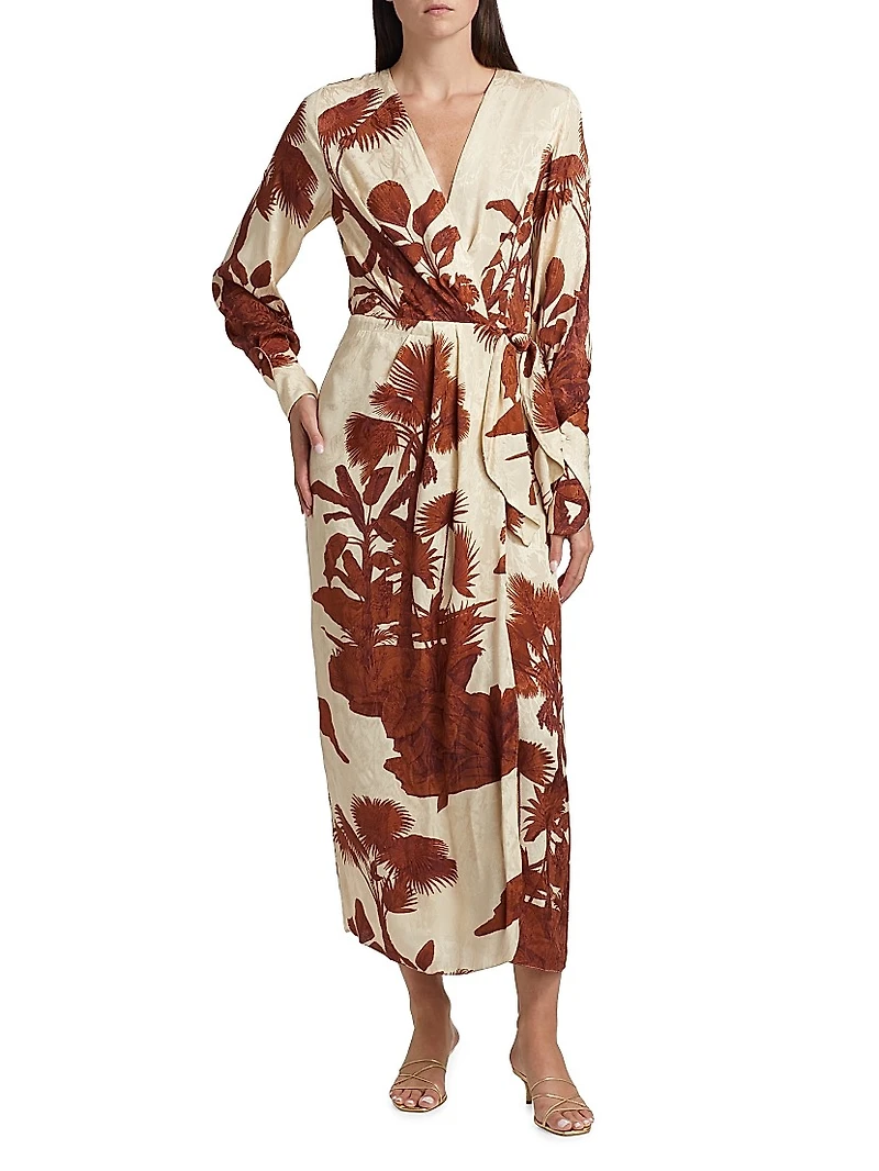 Unmooring Wrap Maxi Dress