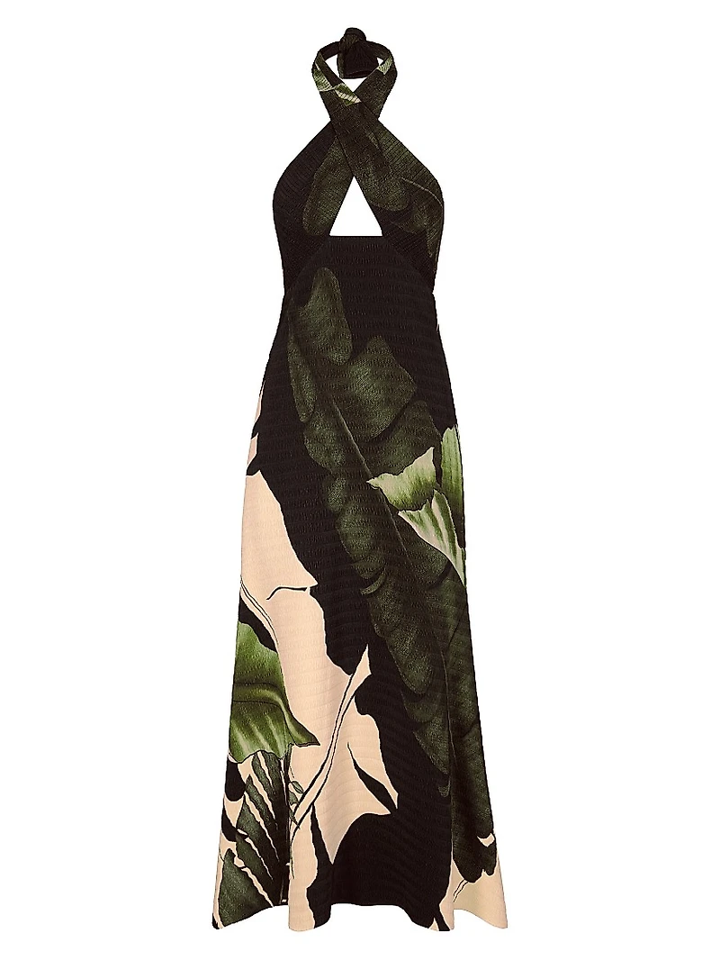 Elegant Expedition Halter Dress