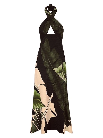 Elegant Expedition Halter Dress