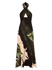 Elegant Expedition Halter Dress
