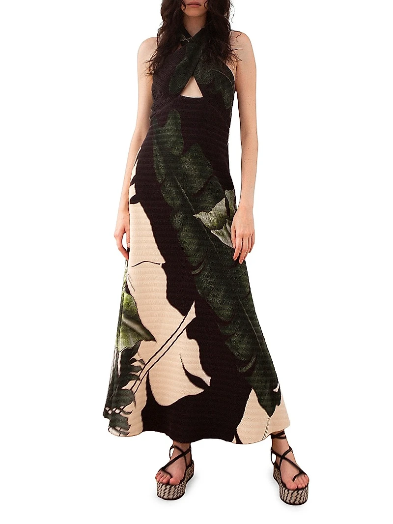 Elegant Expedition Halter Dress