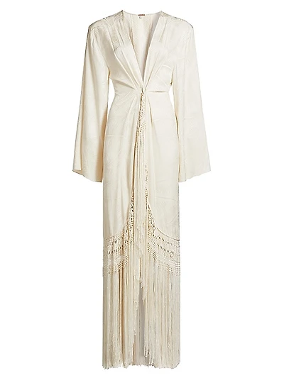 Macramé Kimono-Inspired Robe