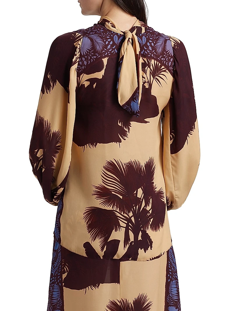 Intricate Islands Silk Top