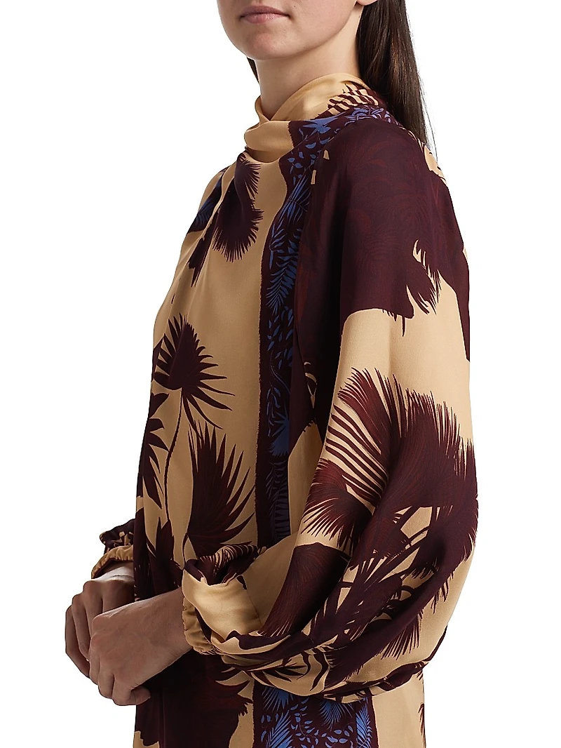 Intricate Islands Silk Top