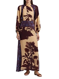 Intricate Islands Silk Top