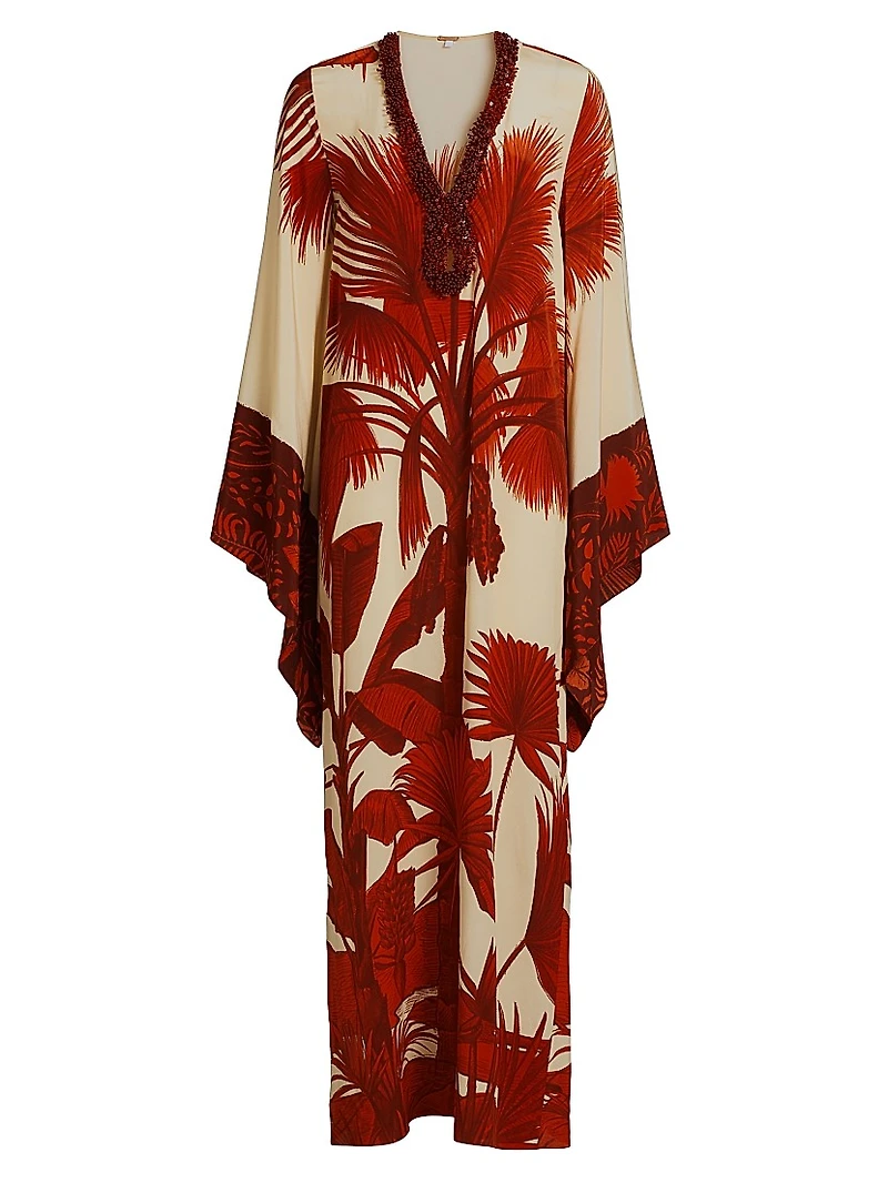 Southern Tropics Silk Maxi Dress
