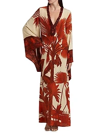 Southern Tropics Silk Maxi Dress