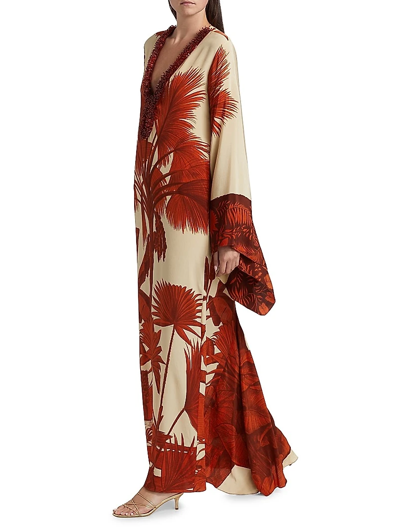 Southern Tropics Silk Maxi Dress