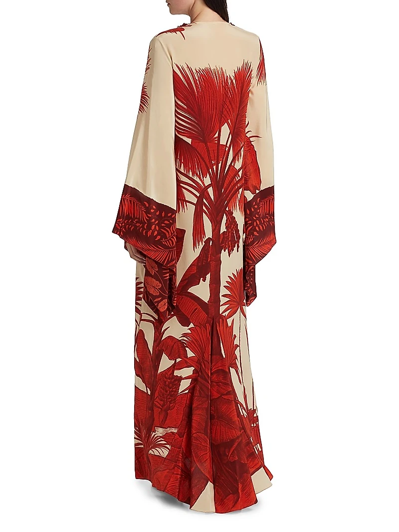 Southern Tropics Silk Maxi Dress